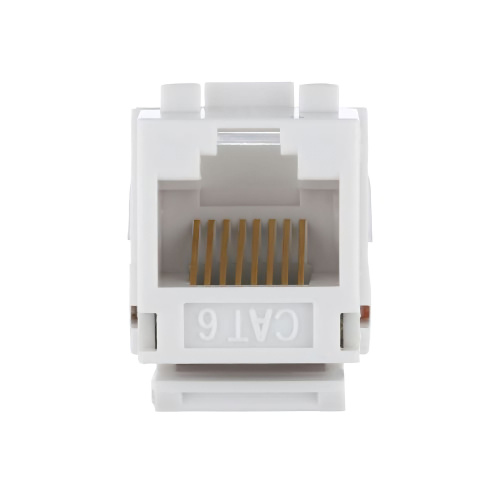 Механизм розетки компьютерной RJ-45, кат.6, UTP модуль (8 контактов) Механизм розетки компьютерной RJ-45, кат.6, UTP модуль (8 контактов)