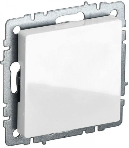 Заглушка с суппортом BRITE МЗ10-БрБ механизм бел. IEK BR-PL10-K01 Заглушка с суппортом BRITE МЗ10-БрБ механизм бел. IEK BR-PL10-K01