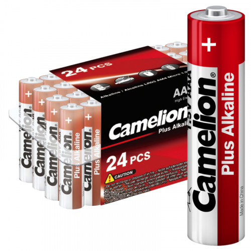 Элемент питания алкалиновый AAA/LR03 1.5В Plus Alkaline LR03-PB24 (уп.24шт) Camelion 7615 Элемент питания алкалиновый AAA/LR03 1.5В Plus Alkaline LR03-PB24 (уп.24шт) Camelion 7615