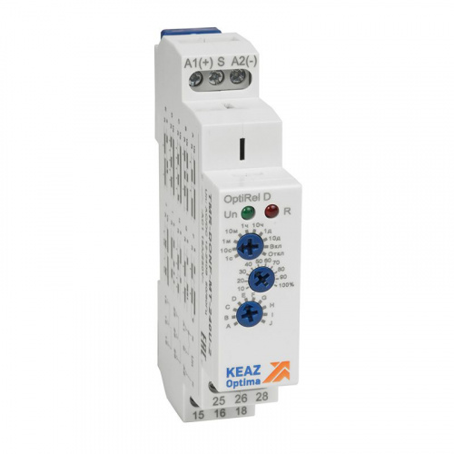 Реле времени OptiRel D TMR-DONF-MT-240U-2 16А 12-230В AC/DC 2перекл. многофункц. КЭАЗ 332019 Реле времени OptiRel D TMR-DONF-MT-240U-2 16А 12-230В AC/DC 2перекл. многофункц. КЭАЗ 332019