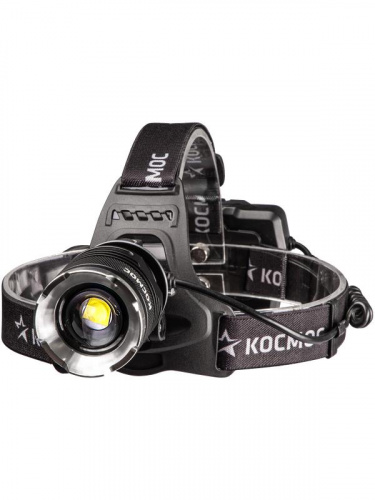 Фонарь налобный аккум. 10Вт P70 LED/Li-ion18650 3х1200мА.ч алюм. КОСМОС KOC853Lit Фонарь налобный аккум. 10Вт P70 LED/Li-ion18650 3х1200мА.ч алюм. КОСМОС KOC853Lit