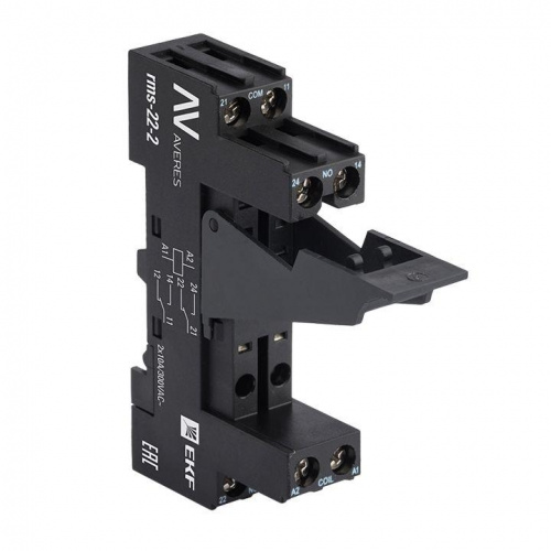 Разъем для реле РM slim 22/2 AVERES EKF rms-22-2 Разъем для реле РM slim 22/2 AVERES EKF rms-22-2