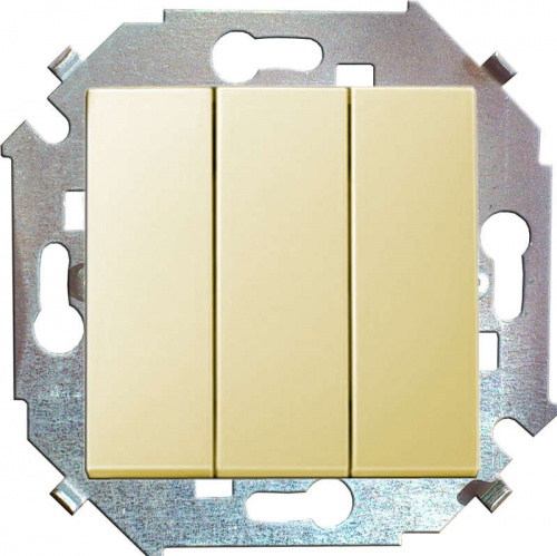 Выключатель 3-кл. СП Simon 15 16А IP20 винтов. зажим механизм сл. кость Simon 1591391-031 Выключатель 3-кл. СП Simon 15 16А IP20 винтов. зажим механизм сл. кость Simon 1591391-031