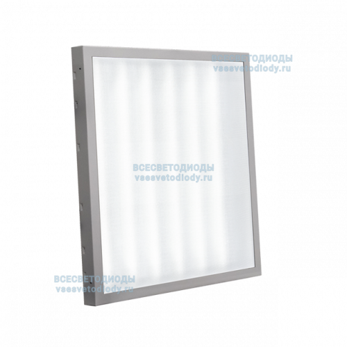 Светильник АРМСТРОНГ CLIP-IN VS274 56W-6600Lm 5000-5500К МИКРОПРИЗМА IP54 с БАП (vsesv) на 1 час