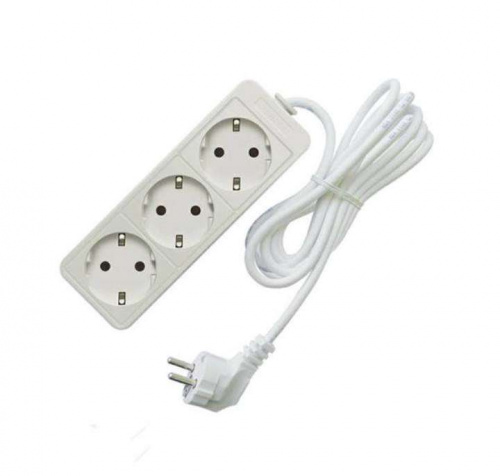 Удлинитель 3х3м с заземл. 16А IP20 3.5кВт ПВС Союз 481S-6303 Удлинитель 3х3м с заземл. 16А IP20 3.5кВт ПВС Союз 481S-6303