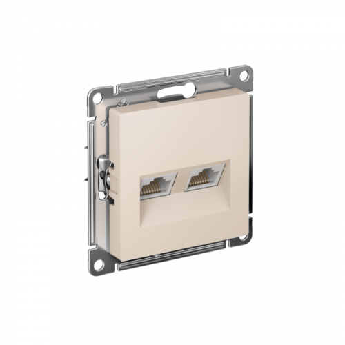 Розетка компьютерная 2-м AtlasDesign RJ45 кат.5E механизм беж. SE ATN000285 Розетка компьютерная 2-м AtlasDesign RJ45 кат.5E механизм беж. SE ATN000285
