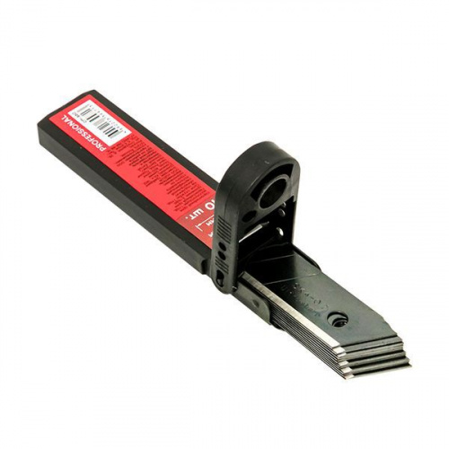 Набор сменных лезвий 18мм СМ-60 (10шт вороненные SK4 13 сегментов) Professional EKF cm-s60 Набор сменных лезвий 18мм СМ-60 (10шт вороненные SK4 13 сегментов) Professional EKF cm-s60