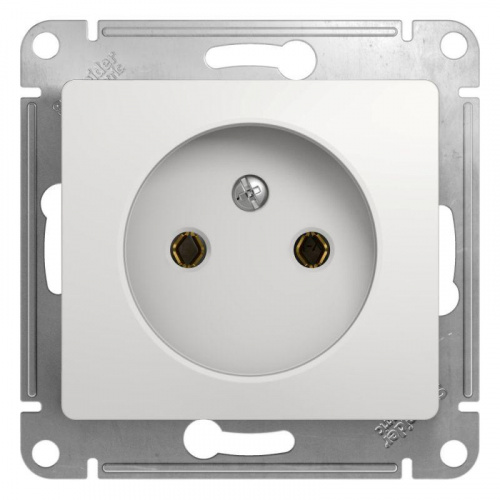 Розетка 1-м СП Glossa 16А IP20 без заземл. механизм бел. SE GSL000141 Розетка 1-м СП Glossa 16А IP20 без заземл. механизм бел. SE GSL000141