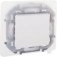 Переключатель 1-кл. Inspiria 10А IP44 250В 10AX механизм бел. IEK 673670
