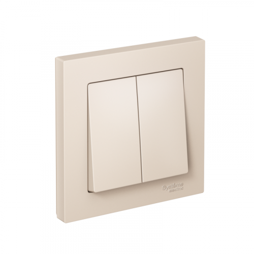 Выключатель 2-кл. СП AtlasDesign 10А IP20 (сх. 5) 10AX в сборе беж. SE ATN000252 Выключатель 2-кл. СП AtlasDesign 10А IP20 (сх. 5) 10AX в сборе беж. SE ATN000252