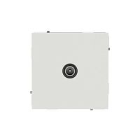 Розетка телевизионная проходная TV KANT бел. песок DKC 7010513