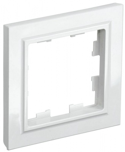 Рамка 1-м BRITE РУ-1-БрБ бел. IEK BR-M12-K01 Рамка 1-м BRITE РУ-1-БрБ бел. IEK BR-M12-K01