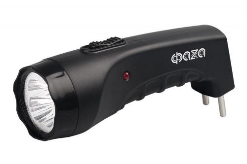 Фонарь аккумуляторный ручной AccuF2-L04-bk 4LED 2 режима: 100проц./25проц. аккум. 0.4А.ч выдвижная вилка индикатор зарядки черн. ФАZА 5000797 Фонарь аккумуляторный ручной AccuF2-L04-bk 4LED 2 режима: 100проц./25проц. аккум. 0.4А.ч выдвижная вилка индикатор зарядки черн. ФАZА 5000797