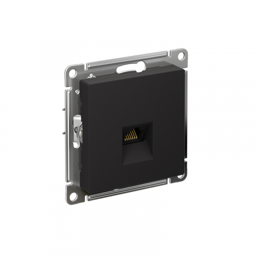 Розетка компьютерная 1-м AtlasDesign RJ45 кат.5E механизм карбон SE ATN001083 Розетка компьютерная 1-м AtlasDesign RJ45 кат.5E механизм карбон SE ATN001083