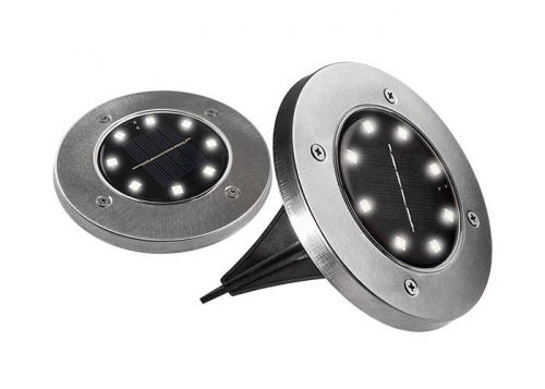 Светильник светодиодный SLR-S12 8SMD грунтовый IP44 корпус нерж. сталь солнечная батарея (уп.2шт) ФАZА 5040984 Светильник светодиодный SLR-S12 8SMD грунтовый IP44 корпус нерж. сталь солнечная батарея (уп.2шт) ФАZА 5040984
