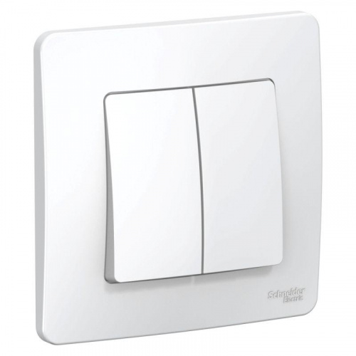 Переключатель проходной 2-кл. СП Blanca 10А IP20 (сх. 6+6) 250В бел. SE BLNVS106601 Переключатель проходной 2-кл. СП Blanca 10А IP20 (сх. 6+6) 250В бел. SE BLNVS106601