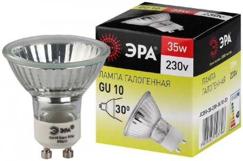 Лампа галогенная GU10-JCDR (MR16) -35W-230V ЭРА C0027385 Лампа галогенная GU10-JCDR (MR16) -35W-230V ЭРА C0027385