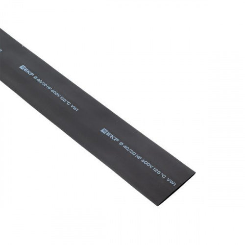 Трубка термоусадочная ТУТ нг 40/20 черн. 1м (уп.25м) PROxima EKF tut-40-b-1m Трубка термоусадочная ТУТ нг 40/20 черн. 1м (уп.25м) PROxima EKF tut-40-b-1m