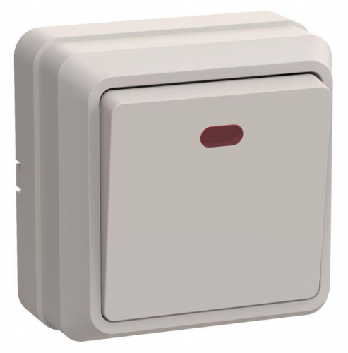 Выключатель 1-кл. ОП Октава 10А IP20 ВС20-1-1-ОКм с индикацией крем. GENERICA EVO11-K33-10-DC Выключатель 1-кл. ОП Октава 10А IP20 ВС20-1-1-ОКм с индикацией крем. GENERICA EVO11-K33-10-DC