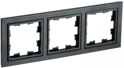 Рамка 3-м BRITE РУ-3-БрЧ черн. IEK BR-M32-K02 Рамка 3-м BRITE РУ-3-БрЧ черн. IEK BR-M32-K02
