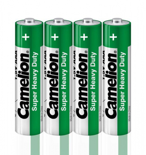 Элемент питания солевой AAA/R03 1.5В R03P-SP4G SR-4 (уп.4шт) Camelion 1659 Элемент питания солевой AAA/R03 1.5В R03P-SP4G SR-4 (уп.4шт) Camelion 1659