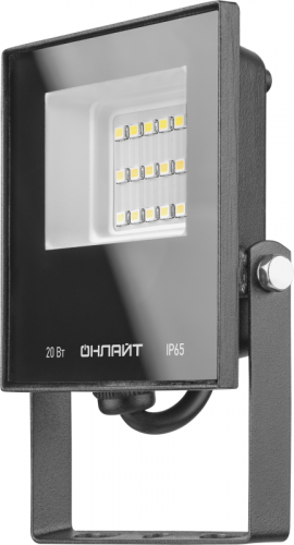 Прожектор светодиодный 61 946 OFL-20-4K-BL-IP65-LED 20Вт 4000К IP65 1600лм черн. ОНЛАЙТ 61946 Прожектор светодиодный 61 946 OFL-20-4K-BL-IP65-LED 20Вт 4000К IP65 1600лм черн. ОНЛАЙТ 61946