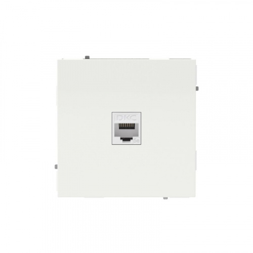 Розетка компьютерная 1-м KANT RJ45 кат.5E без шторки бел. магнолия DKC 7000663 Розетка компьютерная 1-м KANT RJ45 кат.5E без шторки бел. магнолия DKC 7000663