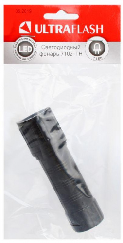 Фонарь 7102-ТН 1LED 1 режим 3хR03 черн. (блист.-пакет) Ultraflash 11788 Фонарь 7102-ТН 1LED 1 режим 3хR03 черн. (блист.-пакет) Ultraflash 11788