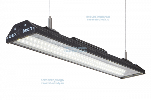 Светильник САПФИР AAX413 50W-6400Lm 5000-5500К ПРОЗРАЧНЫЙ IP65 на тросовом подвесе