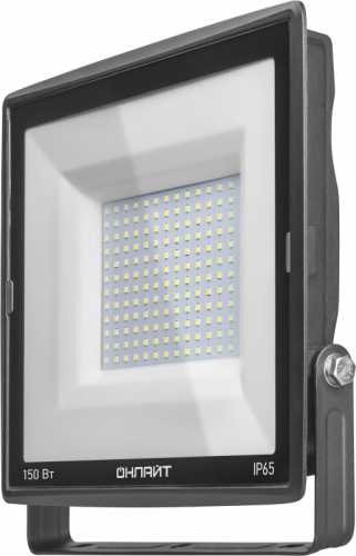 Прожектор светодиодный 14 344 OFL-150-6.5K-BL-IP65-LED 150Вт 6500К IP65 12000лм черн. ОНЛАЙТ 14344 Прожектор светодиодный 14 344 OFL-150-6.5K-BL-IP65-LED 150Вт 6500К IP65 12000лм черн. ОНЛАЙТ 14344