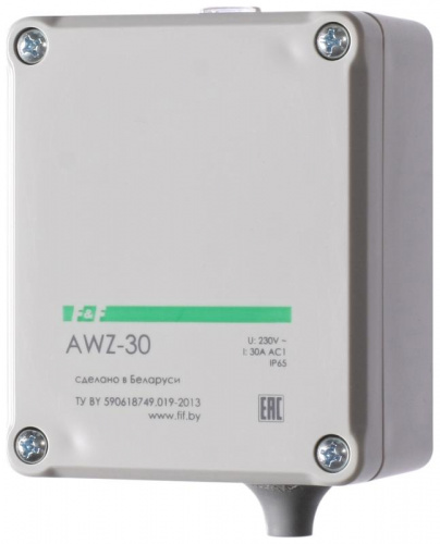 Фотореле AWZ-30 30А 13 IP65 встроенный фотодатчик монтаж на поверх. F&F EA01.001.004 Фотореле AWZ-30 30А 13 IP65 встроенный фотодатчик монтаж на поверх. F&F EA01.001.004