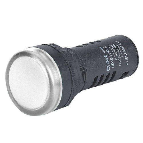 Индикатор ND16-22D/2 бел. AC/DC 230В (R) CHINT 593073 Индикатор ND16-22D/2 бел. AC/DC 230В (R) CHINT 593073