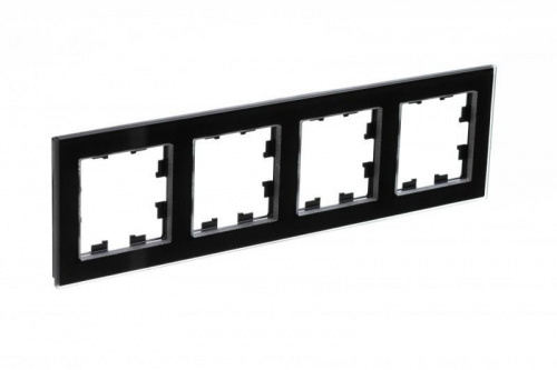 Рамка 4-м AtlasDesign Nature стекло черн. SE ATN321004 Рамка 4-м AtlasDesign Nature стекло черн. SE ATN321004