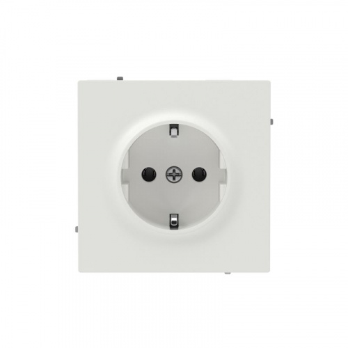Розетка силовая KANT 2P+E без шторки бел. песок DKC 7010033 Розетка силовая KANT 2P+E без шторки бел. песок DKC 7010033