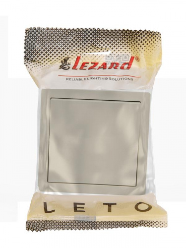Выключатель 1-кл. ОП LETO крем LEZARD 752-0300-100 Выключатель 1-кл. ОП LETO крем LEZARD 752-0300-100