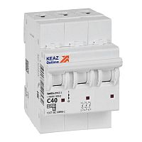 Выключатель автоматический модульный 3п C 40А OptiDin BM63-3C40-4.5-УХЛ3 КЭАЗ 326816