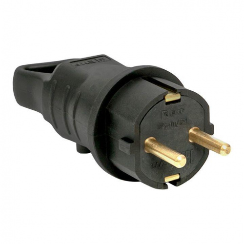 Вилка угловая 16А 2P+PE 230В IP44 с кольцом каучук Basic EKF RPS-017-16-230-44 Вилка угловая 16А 2P+PE 230В IP44 с кольцом каучук Basic EKF RPS-017-16-230-44
