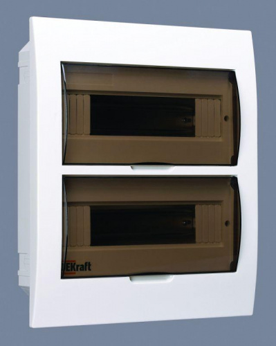 Корпус встраиваемый ЩРВ-П-24 35х30х10 24мод. IP41 пластик. DEKraft 31006DEK Корпус встраиваемый ЩРВ-П-24 35х30х10 24мод. IP41 пластик. DEKraft 31006DEK