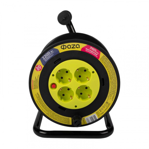 Удлинитель на катушке 4х30м с с заземл. CRG-04-3000 ФАZА 5063808 Удлинитель на катушке 4х30м с с заземл. CRG-04-3000 ФАZА 5063808