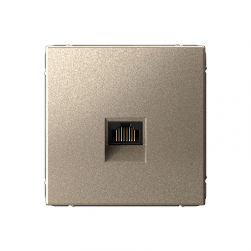 Розетка компьютерная ArtGallery RJ45 кат.5E механизм шампань SE GAL000583 Розетка компьютерная ArtGallery RJ45 кат.5E механизм шампань SE GAL000583