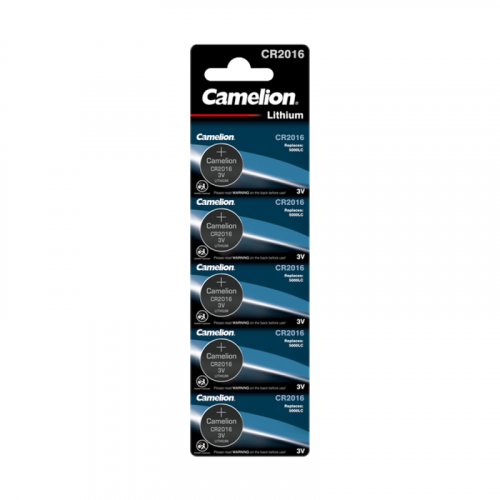 Элемент питания литиевый CR2016 BL-5 (блист.5шт) Camelion 1593 Элемент питания литиевый CR2016 BL-5 (блист.5шт) Camelion 1593