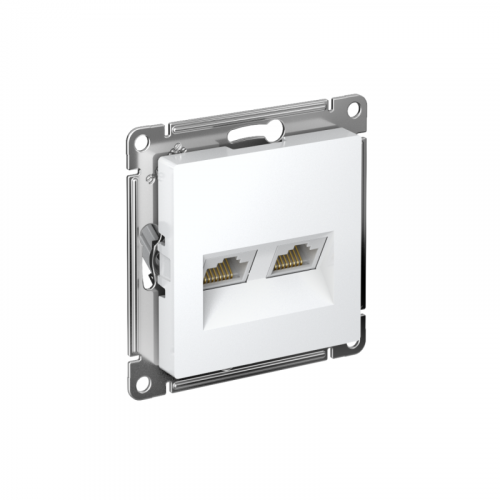 Розетка компьютерная 2-м AtlasDesign RJ45 кат.5E механизм бел. SE ATN000185 Розетка компьютерная 2-м AtlasDesign RJ45 кат.5E механизм бел. SE ATN000185