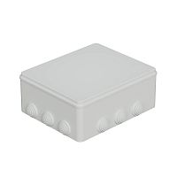 JBS300 Коробка огн. Е110 о/п, 300х250х120,12 вых.,IP65, 4Р (2.5-35 мм² класс жилы 1, 2), цвет серый Экопласт