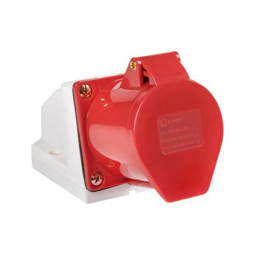 Розетка наружн. уст. 115 16А 3P+PE+N 380В IP44 PROxima EKF ps-115-16-380 Розетка наружн. уст. 115 16А 3P+PE+N 380В IP44 PROxima EKF ps-115-16-380