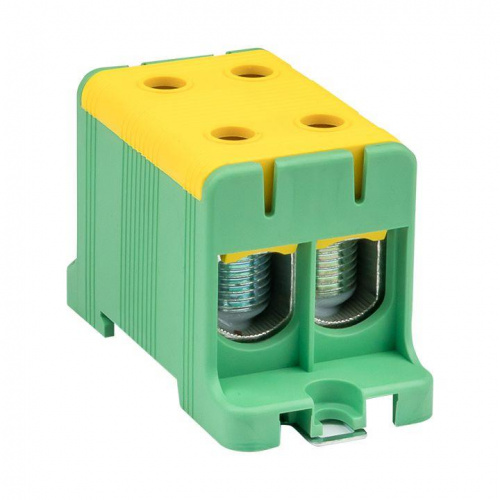 Клемма силовая вводная двойн. КСВ 16-95кв.мм желт./зел. EKF plc-kvs2-16-95-y-green Клемма силовая вводная двойн. КСВ 16-95кв.мм желт./зел. EKF plc-kvs2-16-95-y-green