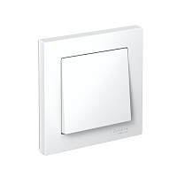 Выключатель 1-кл. СП AtlasDesign 10А IP20 (сх. 1) 10AX в сборе бел. SE ATN000112