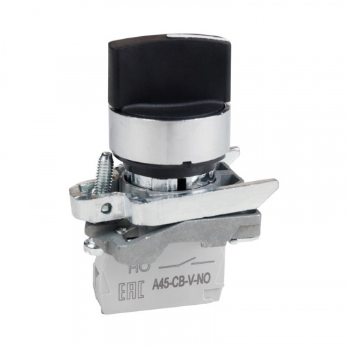 Переключатель OptiSignal D22 C4-S-21 2 положения металл 1НО XB4BD21 КЭАЗ 332169 Переключатель OptiSignal D22 C4-S-21 2 положения металл 1НО XB4BD21 КЭАЗ 332169