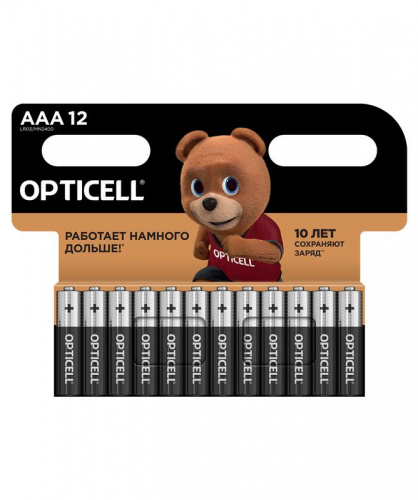 Элемент питания алкалиновый AAA/LR03 (блист. 12шт) Basic Opticell 5051011 Элемент питания алкалиновый AAA/LR03 (блист. 12шт) Basic Opticell 5051011