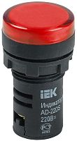 Лампа светосигнальная AD22DS d22мм 230В красн. KARAT IEK BLS10-ADDS-230-K04