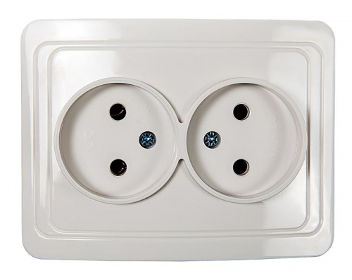 Розетка 2-м СП Classico 2102 16А IP20 бел. ASD / IN HOME 4680005959914 Розетка 2-м СП Classico 2102 16А IP20 бел. ASD / IN HOME 4680005959914